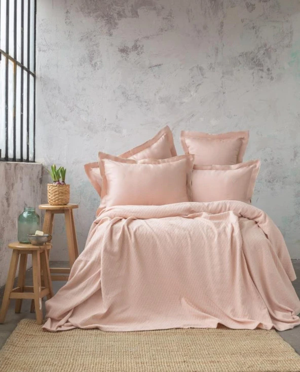 Apricitas Home Pery Blush Çift Kişilik %100 Pamuk Pike Takımı AP53T20211170 ürün görseli 1