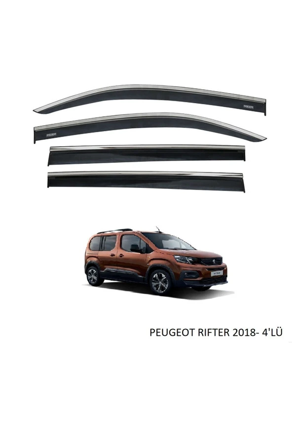 PEUGEOT RİFTER 2019 SONRASI KROMLU CAM RÜZGARLIĞI ürün görseli 1