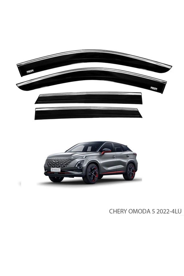 CHERY OMODA 5 2023 SONRASI KROMLU CAM RÜZGARLIĞI ürün görseli 1
