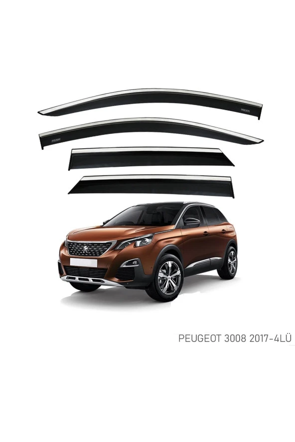 PEUGEOT 3008 2016 SONRASI KROMLU CAM RÜZGARLIĞI ürün görseli 1