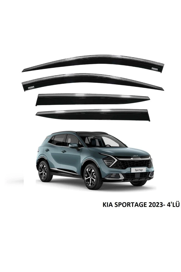 KIA SPORTAGE 2023 SONRASI KROMLU CAM RÜZGARLIĞI ürün görseli 1
