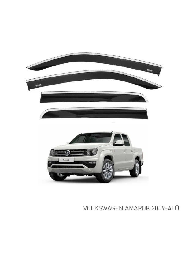 VOLKSWAGEN AMAROK 2010-2023 KROMLU CAM RÜZGARLIĞI ürün görseli 1