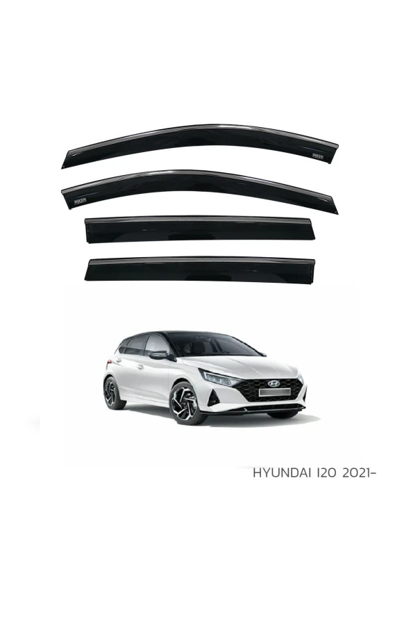 HYUNDAI İ20 2021 SONRASI KROMLU CAM RÜZGARLIĞI ürün görseli 1