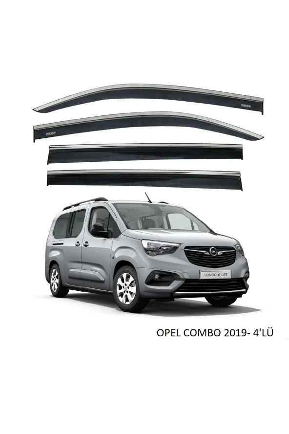 OPEL COMBO 2019 SONRASI KROMLU CAM RÜZGARLIĞI ürün görseli 1
