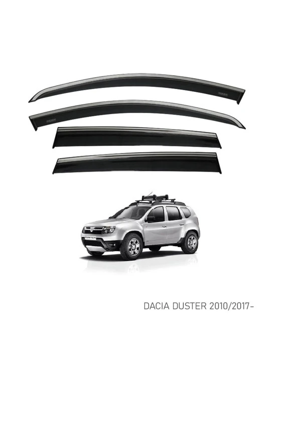 DACIA DUSTER 2010-2018 KROMLU CAM RÜZGARLIĞI ürün görseli 1