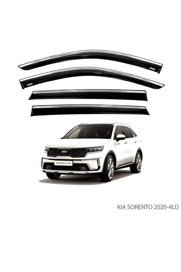 KIA SORENTO 2020 SONRASI KROMLU CAM RÜZGARLIĞI ürün görseli 1