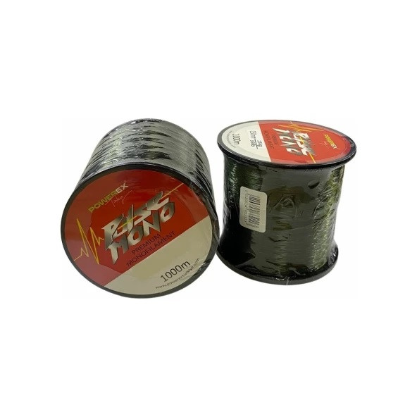 Powerex Pulse 1000 Metre 0,40 Mm. 10 Kg. Çekerli Yeşil Carbon Monofilament Misina ürün görseli 1