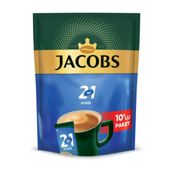 Jacobs 2'si 1 Arada Kahve 10x4 40 Adet ürün görseli 1