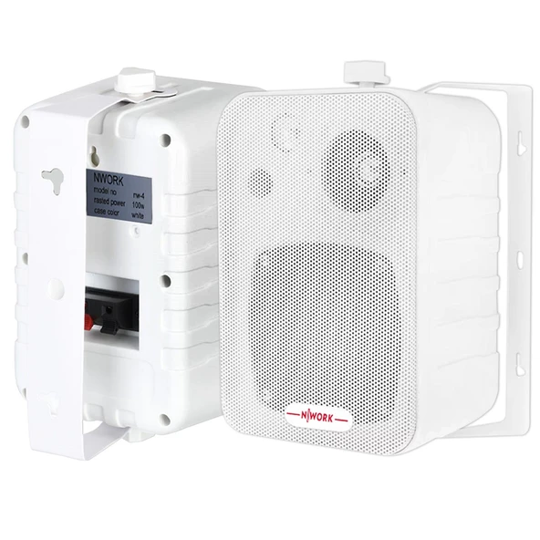 Nwork NW-4 Sütun Hoparlör 12cm 100 Watt Beyaz 2 Adet ürün görseli 1