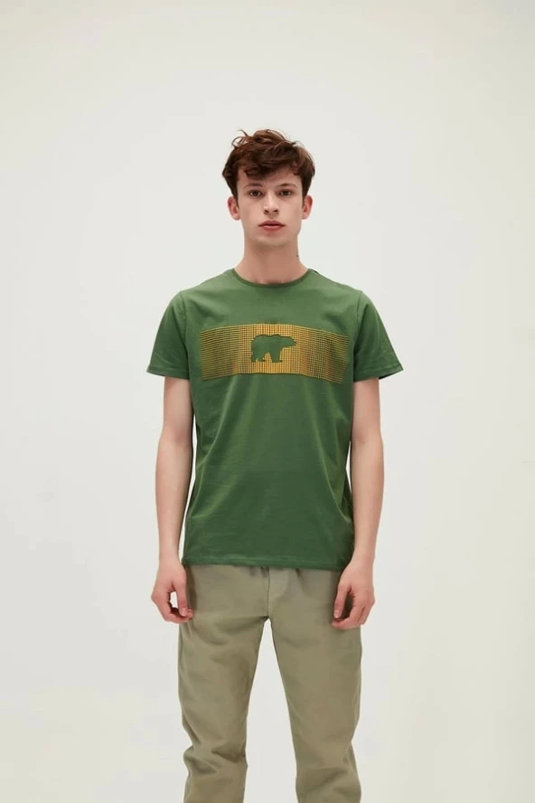 Bad Bear Fancy Forest Yeşil Erkek Tişört ürün görseli 1