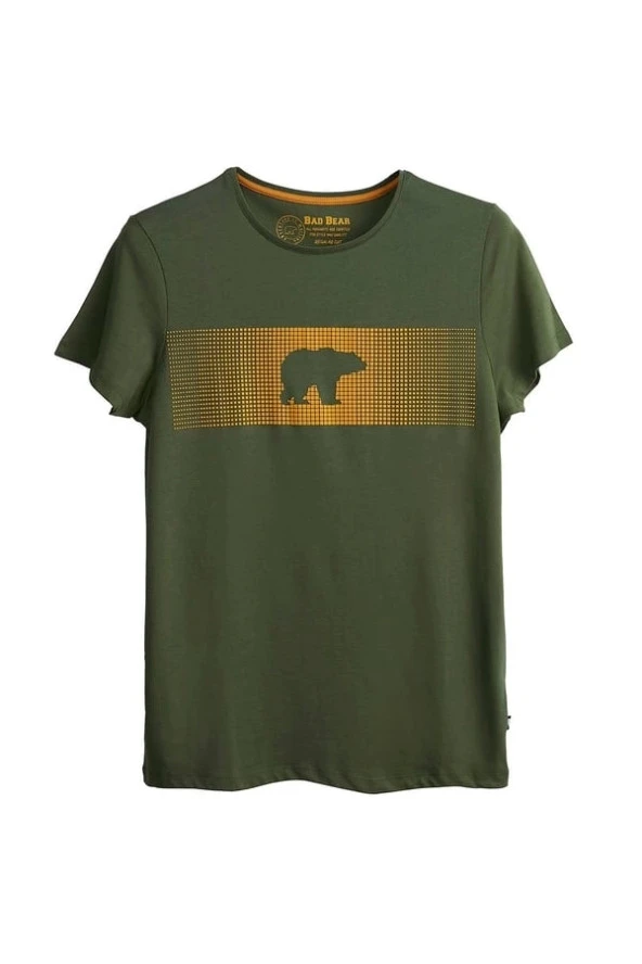 Bad Bear Fancy Forest Yeşil Erkek Tişört - Resim 3
