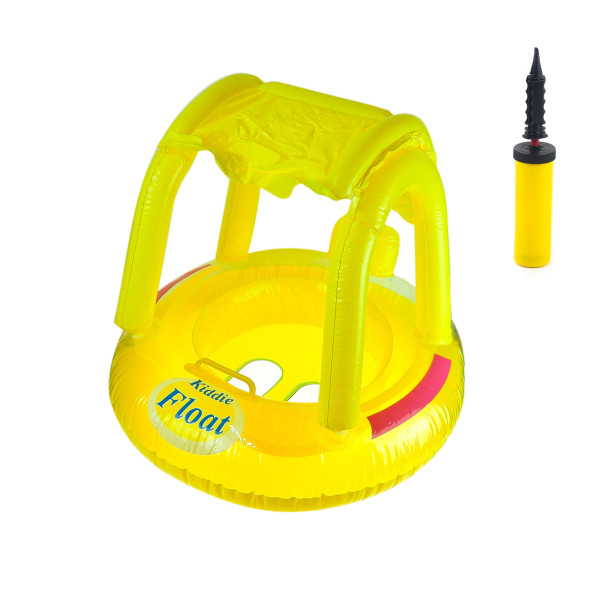 Çocuk Gölgeliği Deniz Havuz Gölgeliği 72 22 Cm Yaş Sarı Pompa Set ürün görseli 1