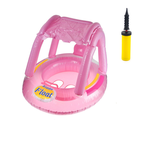 Çocuk Gölgeliği Deniz Havuz Gölgeliği 72 22 Cm Yaş Pembe Pompa Set ürün görseli 1