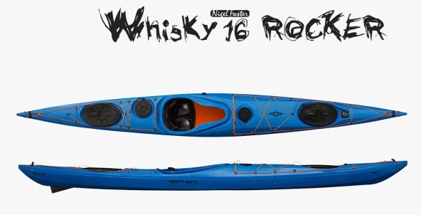 Point65 Whisky 16 Rocker Rudder & Skeg Kano-MAVİ ürün görseli 1