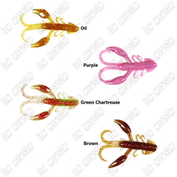 Ryuji Rock Craw 7,2cm Silikon Yem - Resim 2