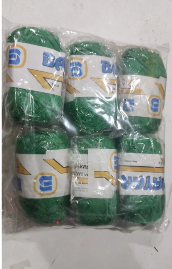 BAYAR MAKROME İPİ-6LI PAKET-ÇİMEN YEŞİLİ ürün görseli 1