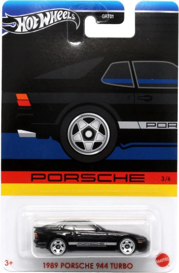 Hot Wheels 1:64 Tekli Arabalar - 1989 Porsche 944 Turbo GRT01 - HRW58 ürün görseli 1