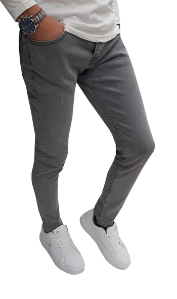 Sheff Denim Slim Fit Gri Jean Pantolon-6679 ürün görseli 1