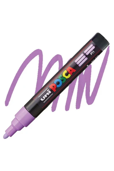 UNİ POSCA SU BAZLI POSTER MARKER PC-5M 1.8-2.5 LAVANTA ürün görseli 1