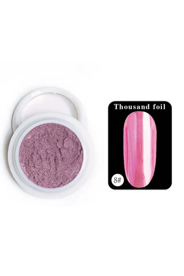 Fontenay Tırnak Glitter Ayna Tozu Seti, Krom Glitter, Manikür Tırnak Tozu, Aparat Ile #8 ürün görseli 1