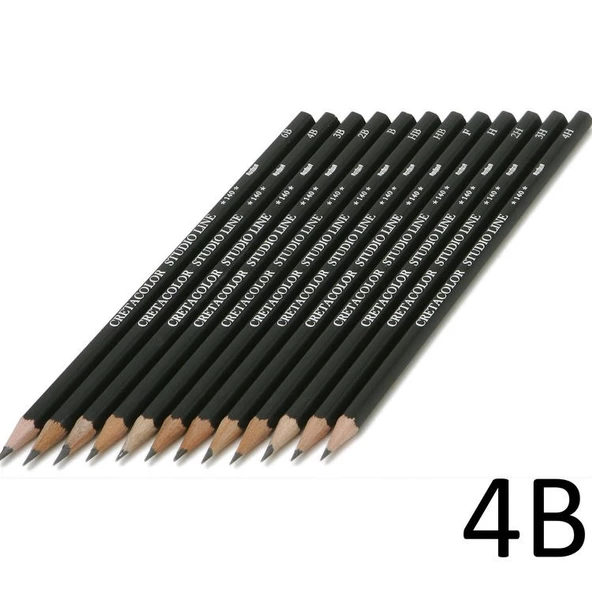 Cretacolor Studio Line Graphite Dereceli Kalem 4B (140 04) - 1 Adet ürün görseli 1