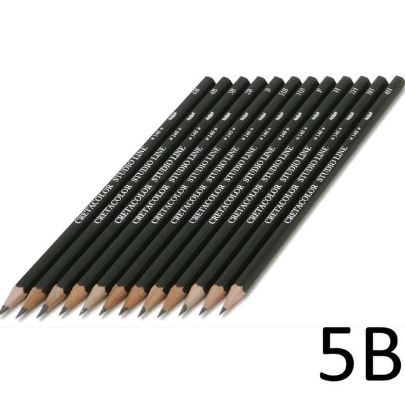 Cretacolor Studio Line Graphite Dereceli Kalem 5B (140 05) - 1 Adet ürün görseli 1