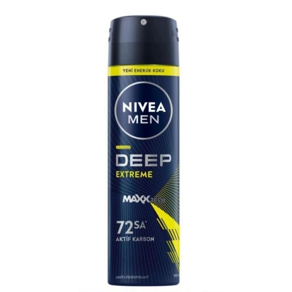 Nivea Men Deep Extreme Deodorant 150 ml ürün görseli 1