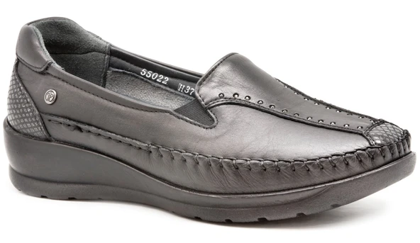 Forelli Lına 55022 Siyah Bayan Ayakkabı Comfort ürün görseli 1