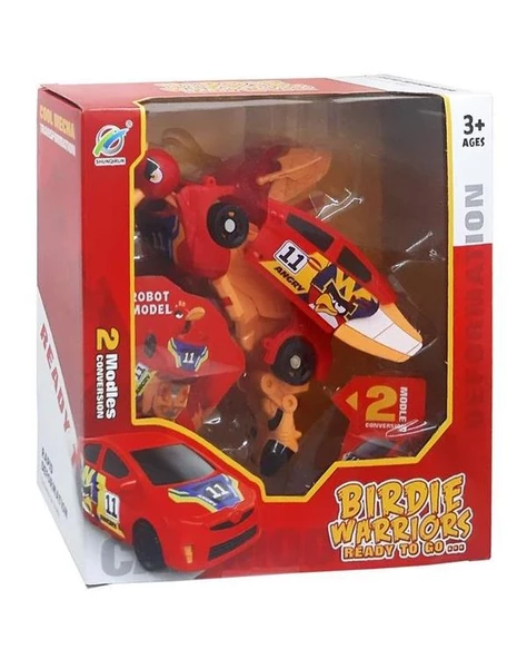 Ctoys Kuşa Dönüşebilen Oyuncak Araba 339 60 Kırmızı ürün görseli 1