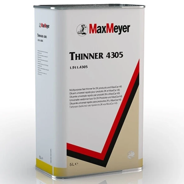 MAXMEYER 4305 AKRİLİK TİNER HIZLI GL 5L ürün görseli 1