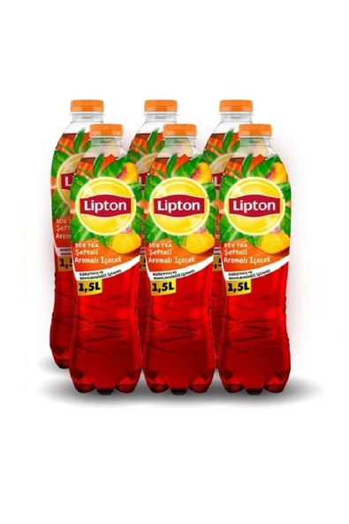 Lipton Ice Tea Şeftali Pet 1.5 Lt X 6 ürün görseli 1