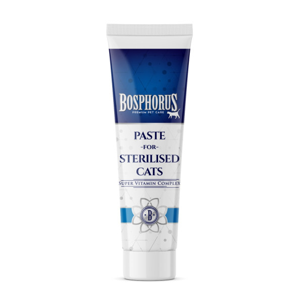 Bosphorus Kısırlaştırılmış Kediler için Anti-Hairball Tüy Yumağı Oluşumu Engelleyici Malt Macunu100g ürün görseli 1