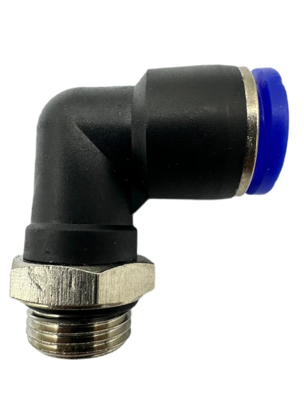Pnömatik Dirsek Bağlantı 1/4 - 8mm - Resim 8