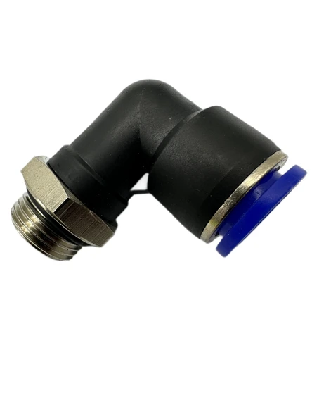 Pnömatik Dirsek Bağlantı 1/4 - 8mm - Resim 4