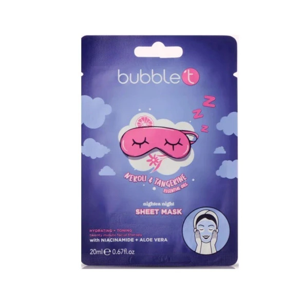 Bubble T Neroli & Tangerine Sheet Masks 20 ml Yüz Maskesi ürün görseli 1