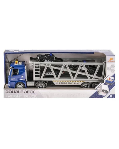 Ctoys Müzik ve Işıklı Oyuncak Çift Katlı Yük Kamyonu PY8831B ürün görseli 1