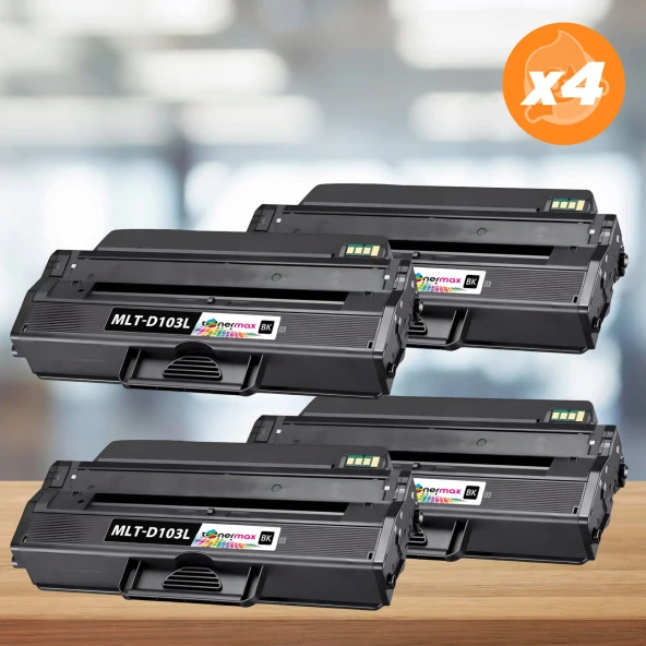 Samsung MLT-D103L Muadil Toner  4'lü Paket  / ML2950 / ML2955 / SCX-4726 / SCX-4729 / ML2951 ürün görseli 1