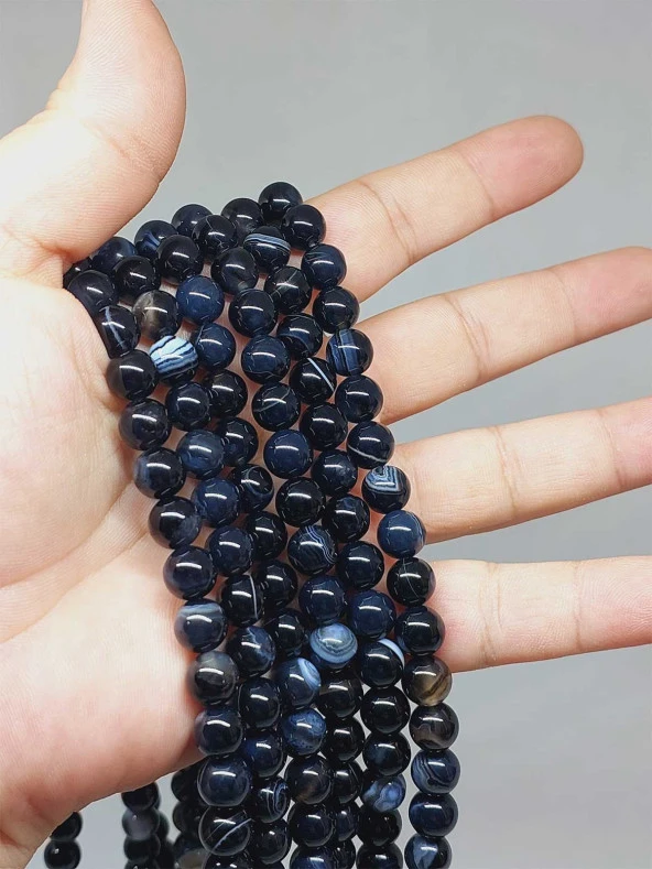 Akik Taşı Dizi 8mm (51330) ürün görseli 1