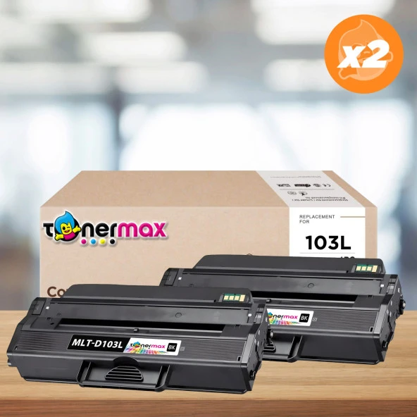 Samsung ML-2950ND / MLT-D103L Muadil Toner  2'li Paket  / ML2950 / ML2955 / SCX-4726 / SCX-4729 / ML2951 ürün görseli 1