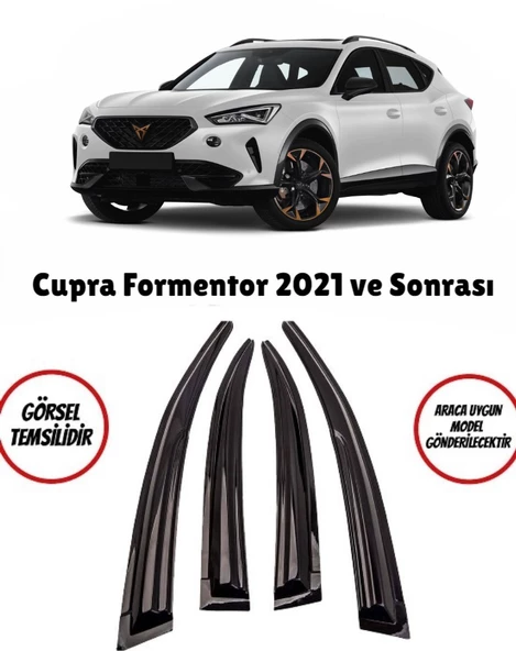 Cupra Formentor 2021 ve Sonrası Cam Rüzgarlığı 4lü ürün görseli 1