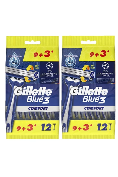 Gillette Blue 3 Tıraş Bıçağı 9+3 X2 Adet ürün görseli 1
