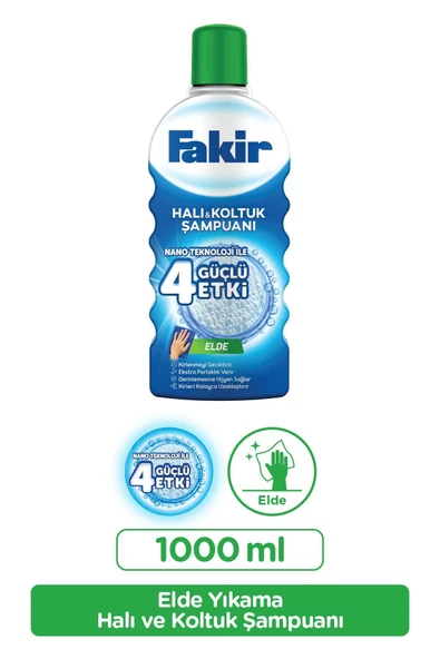 Fakir Elde Nano Teknolojili Halı Ve Koltuk Şampuanı 1000 ml ürün görseli 1