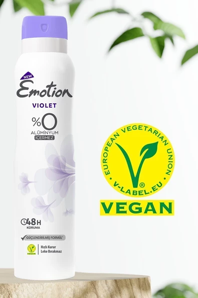 Emotion Violet Kadın Deodorant 3x150ml - Resim 5