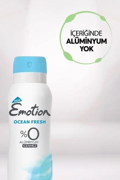 Emotion Ocean Fresh Kadın Deodorant 3x150ml - Resim 5