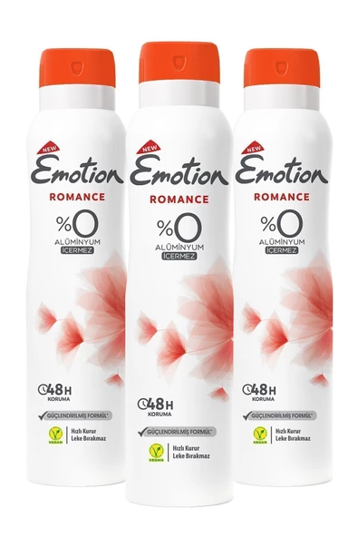 Emotion Romance Kadın Deodorant 3x150ml ürün görseli 1