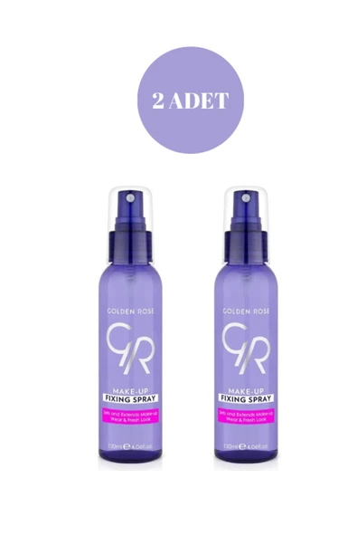 GOLDEN ROSE Make Up Fixing Spray - Makyaj Sabitleyici Sprey 2x120 Ml ürün görseli 1