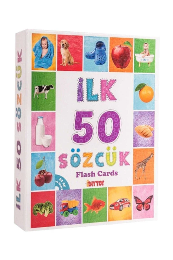 Dıytoy Ilk 50 Sözcük Flash Card ürün görseli 1