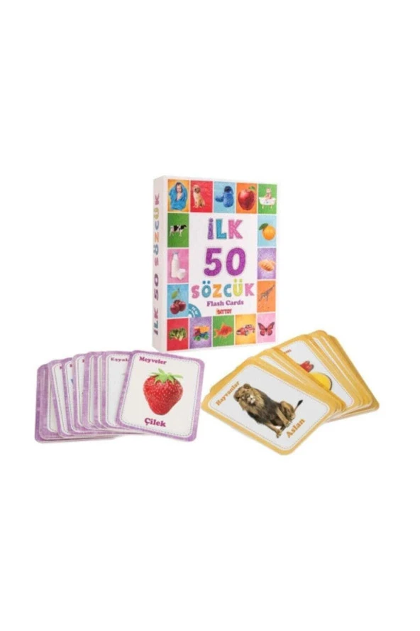 Dıytoy Ilk 50 Sözcük Flash Card - Resim 2