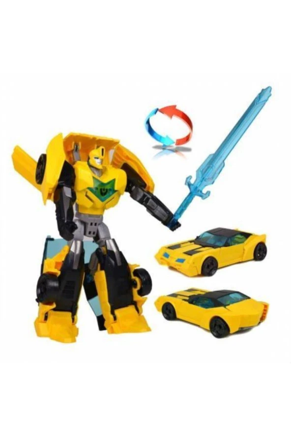 T-warrior Metal Gövdeli Dönüşebilen Robot Araba ürün görseli 1