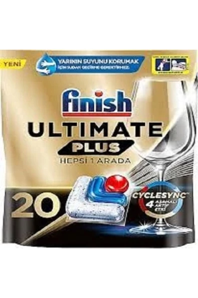 Finish Ultimate Plus Tablet 20 Li ürün görseli 1